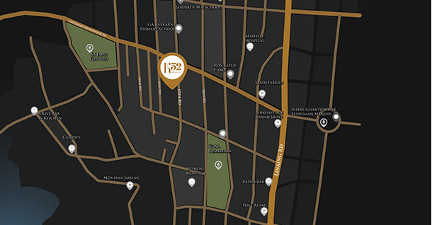 Kolte Patil K52 Khar Project Location Map
