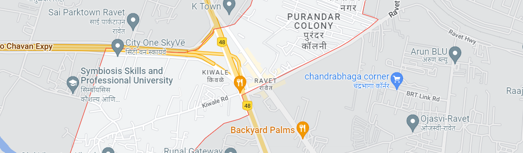 Kolte Patil Kiwale Project Location Map