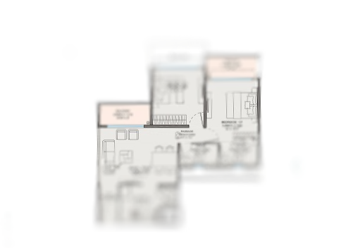 Kolte Patil Vashi 1.5BHK Plan