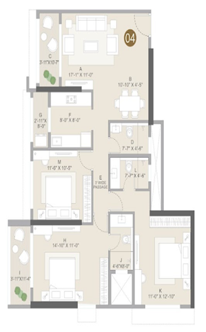 Kolte Patil Goregaon West floor Plan